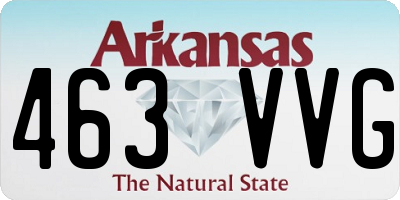 AR license plate 463VVG