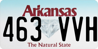 AR license plate 463VVH