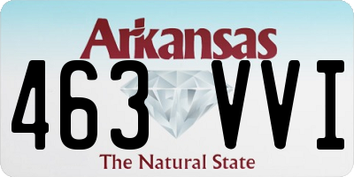 AR license plate 463VVI