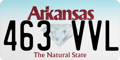 AR license plate 463VVL