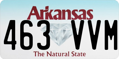 AR license plate 463VVM