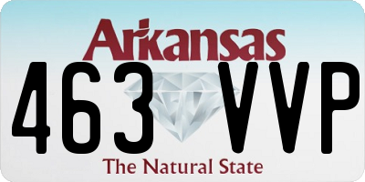 AR license plate 463VVP