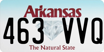 AR license plate 463VVQ