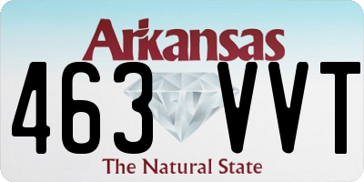 AR license plate 463VVT