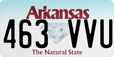 AR license plate 463VVU
