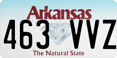 AR license plate 463VVZ