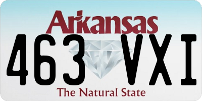 AR license plate 463VXI