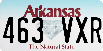 AR license plate 463VXR