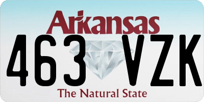 AR license plate 463VZK