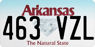 AR license plate 463VZL