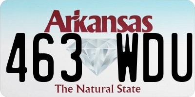 AR license plate 463WDU