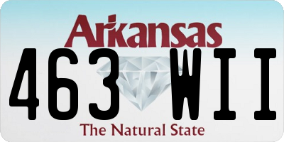 AR license plate 463WII
