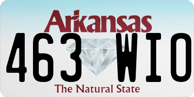 AR license plate 463WIO