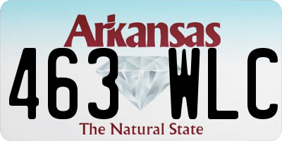 AR license plate 463WLC