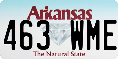 AR license plate 463WME