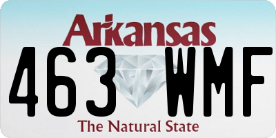 AR license plate 463WMF