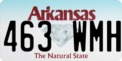 AR license plate 463WMH