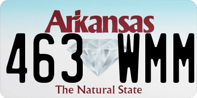 AR license plate 463WMM