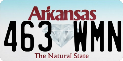 AR license plate 463WMN
