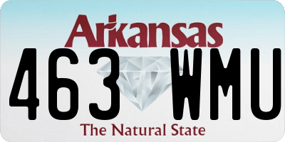 AR license plate 463WMU