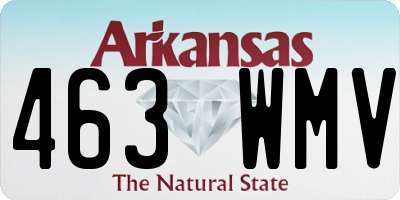 AR license plate 463WMV
