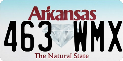 AR license plate 463WMX
