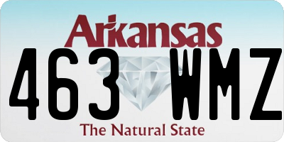 AR license plate 463WMZ