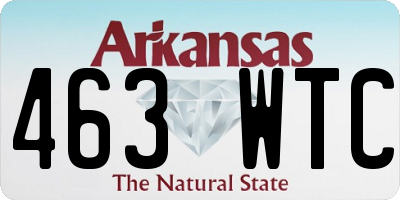 AR license plate 463WTC