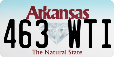 AR license plate 463WTI