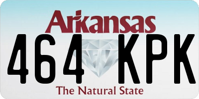 AR license plate 464KPK