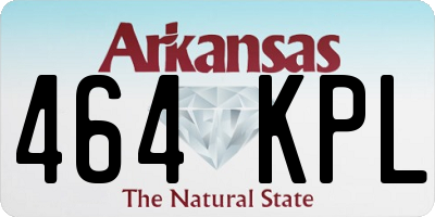 AR license plate 464KPL