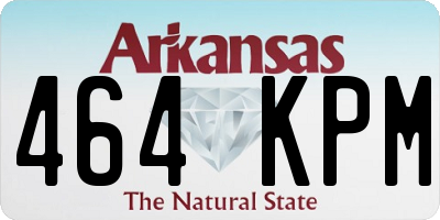 AR license plate 464KPM