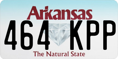 AR license plate 464KPP