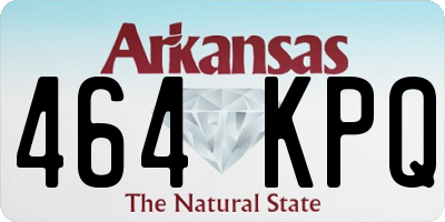 AR license plate 464KPQ