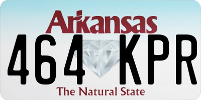 AR license plate 464KPR