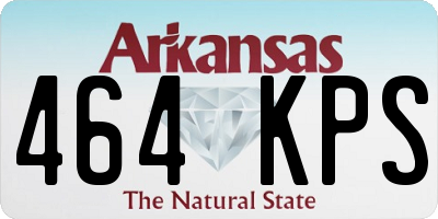 AR license plate 464KPS