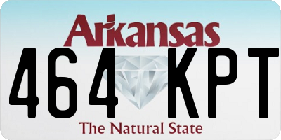 AR license plate 464KPT