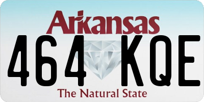 AR license plate 464KQE