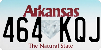 AR license plate 464KQJ