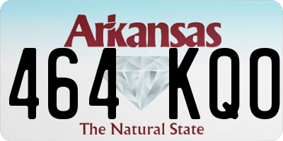 AR license plate 464KQO