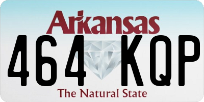 AR license plate 464KQP