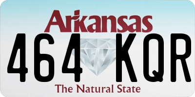 AR license plate 464KQR