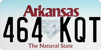 AR license plate 464KQT