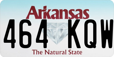 AR license plate 464KQW