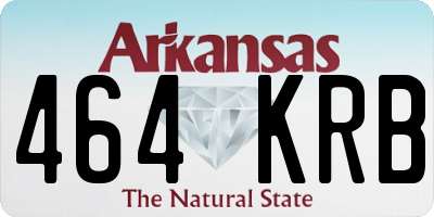AR license plate 464KRB