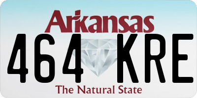 AR license plate 464KRE