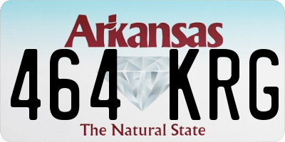 AR license plate 464KRG