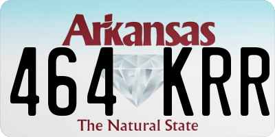 AR license plate 464KRR