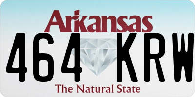 AR license plate 464KRW