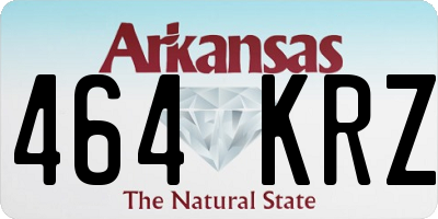 AR license plate 464KRZ